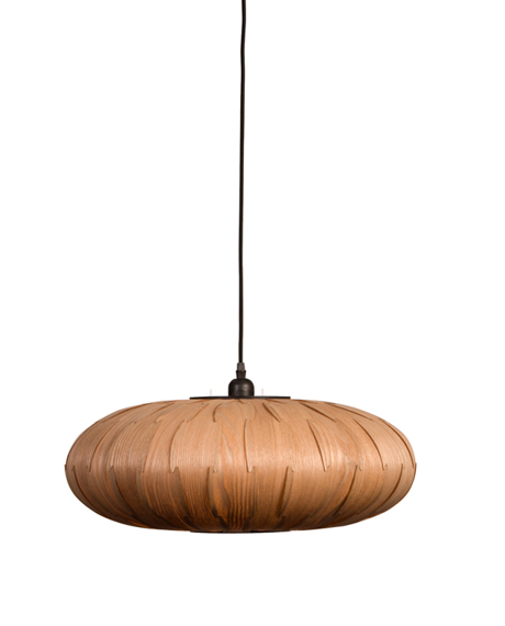 Dutchbone :: Lampa wisząca drewniana Bond owalna