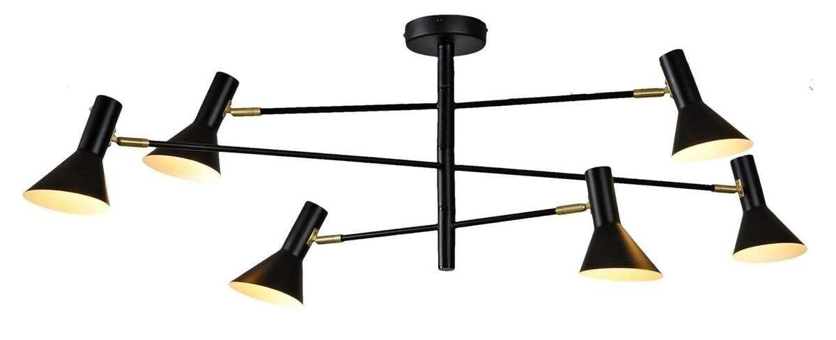 It's About RoMi :: Lampa sufitowa Izmir 3-ramienna czarno-złota szer. 124 cm