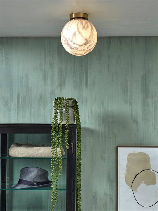 It's About RoMi :: Lampa sufitowa / plafon Carrara wzór marmur rozm. M śr. 22 cm