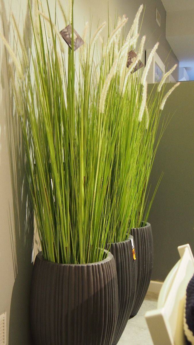 Miloo :: Sztuczna trawa dekoracyjna Long Flower wys. 120 cm