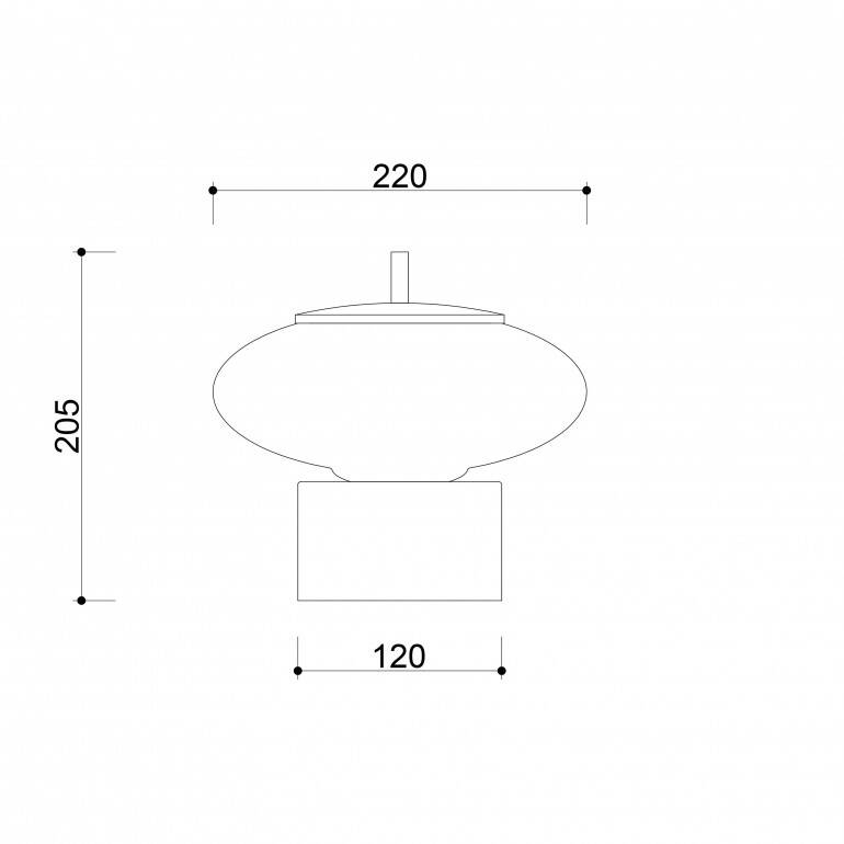 Ummo :: Lampa ścienna / kinkiet Torni B śr. 22 cm biała