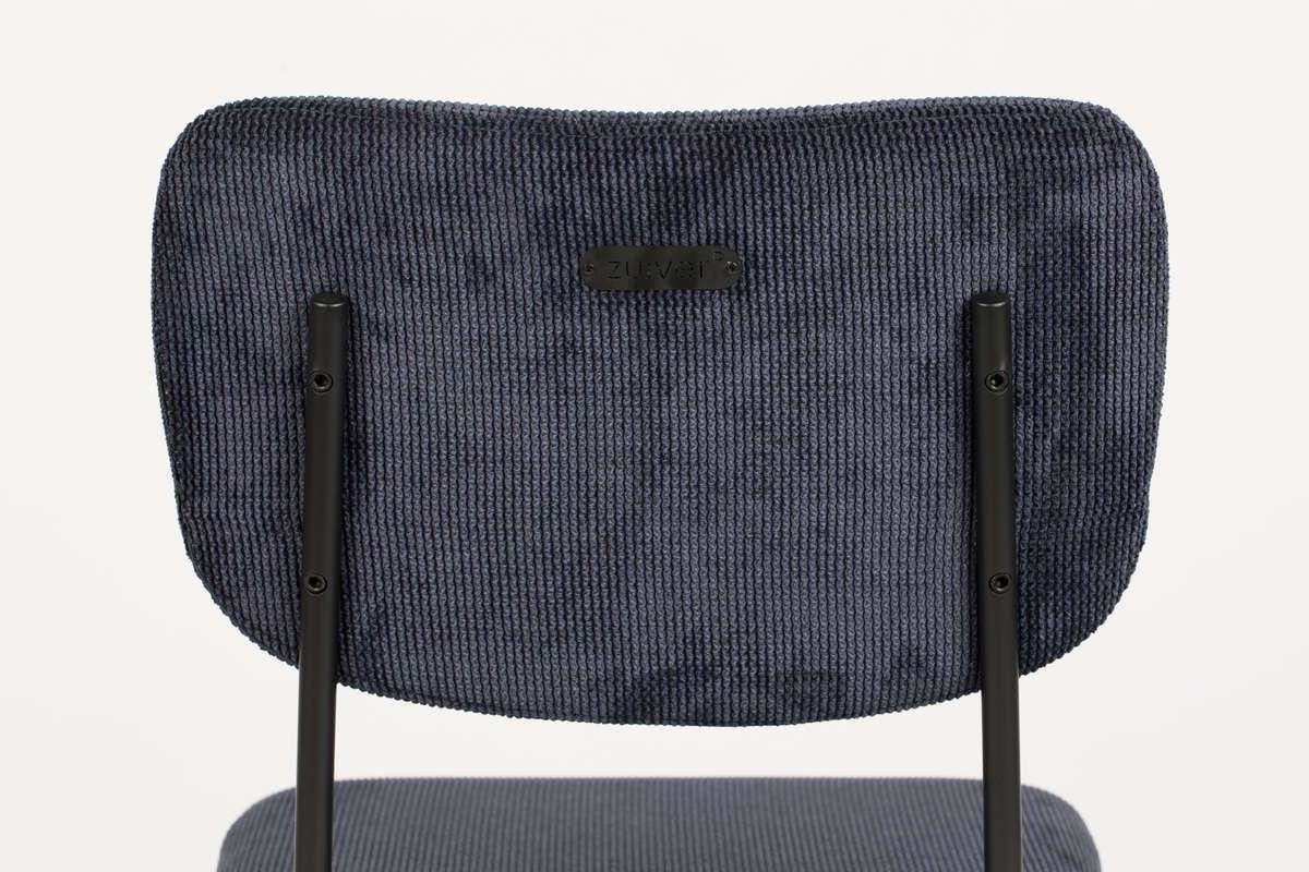 Zuiver :: Krzesło tapicerowane Benson granatowe