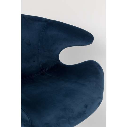 Zuiver :: Krzesło tapicerowane Mia niebieskie