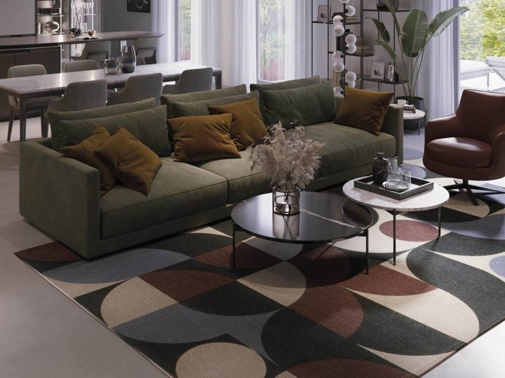 Carpet Decor :: Dywan Deco Copper niebieski łatwe czyszczenie