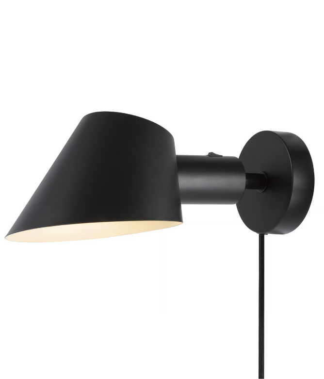 Design For the People :: Lampa ścienna / kinkiet Stay wys. 11,7 cm czarny
