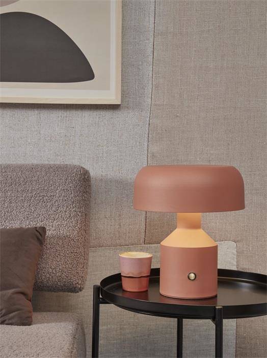 It's About RoMi :: Lampa stołowa Porto różowa wys. 29 cm