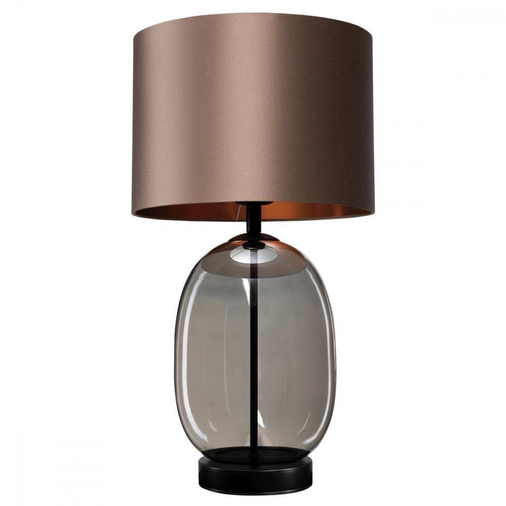 Kaspa :: Lampa stołowa Salvador Black brązowo-czarna wys. 55 cm