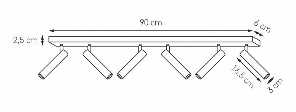 Kaspa :: Listwa Roll 6 New biała szer. 90 cm