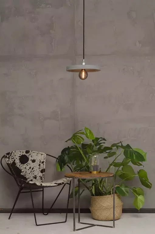 LOFTLIGHT :: Lampa wisząca Primitivo szara śr. 30 cm