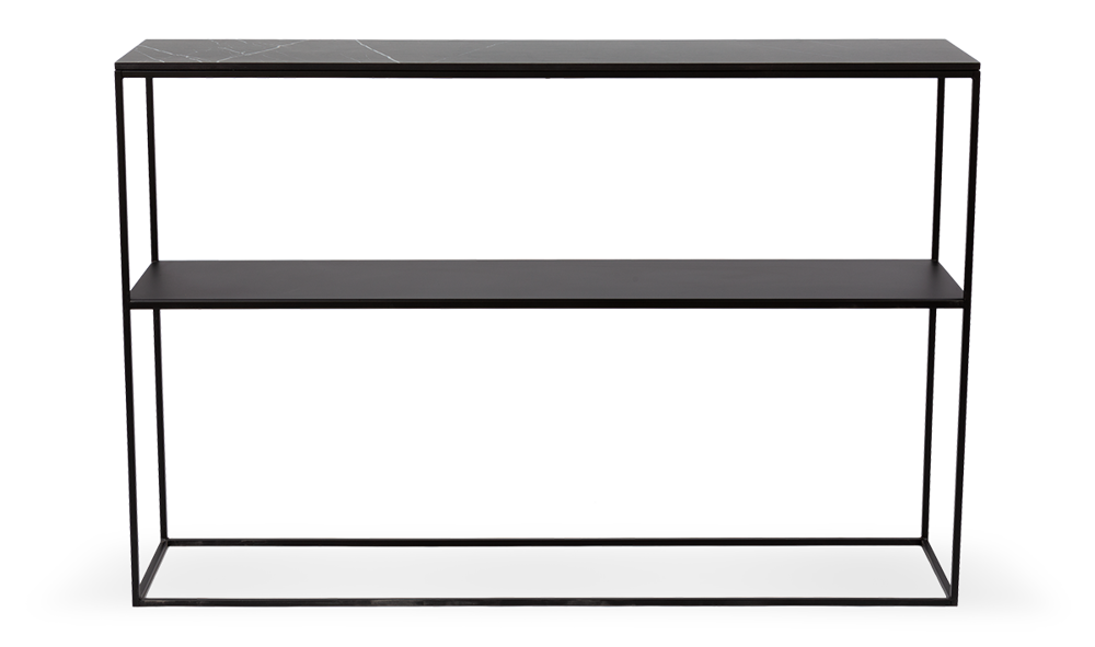 Nordifra :: Konsola Stam czarna z imitacją marmuru szer. 115 cm