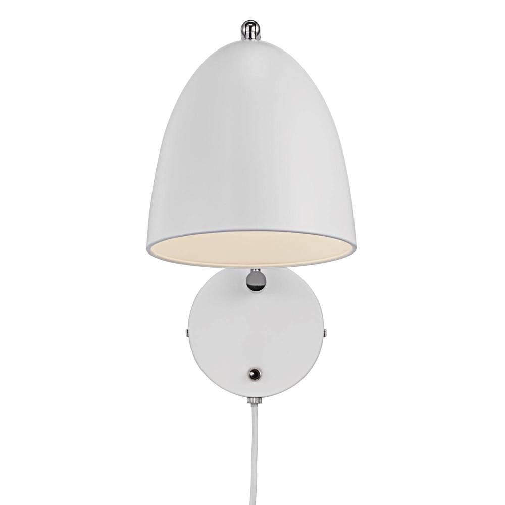 Nordlux :: Lampa ścienna / kinkiet Alexander biała wys. 28 cm