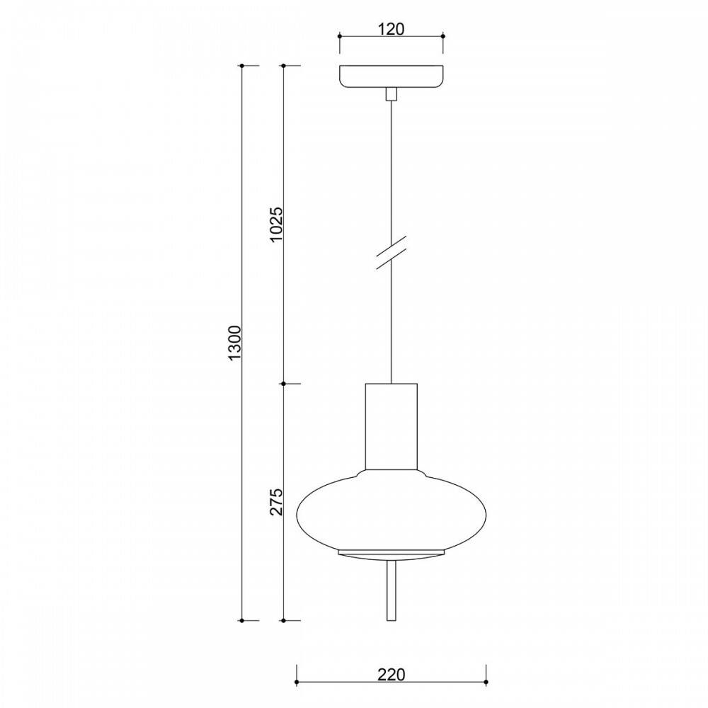 Ummo :: Wisząca Lampa Torni A śr. 22 cm biała