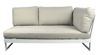 Z ekspozycji - Miloo :: Sofa ogrodowa 2-osobowa Sue beżowa element prawy szer. 172 cm