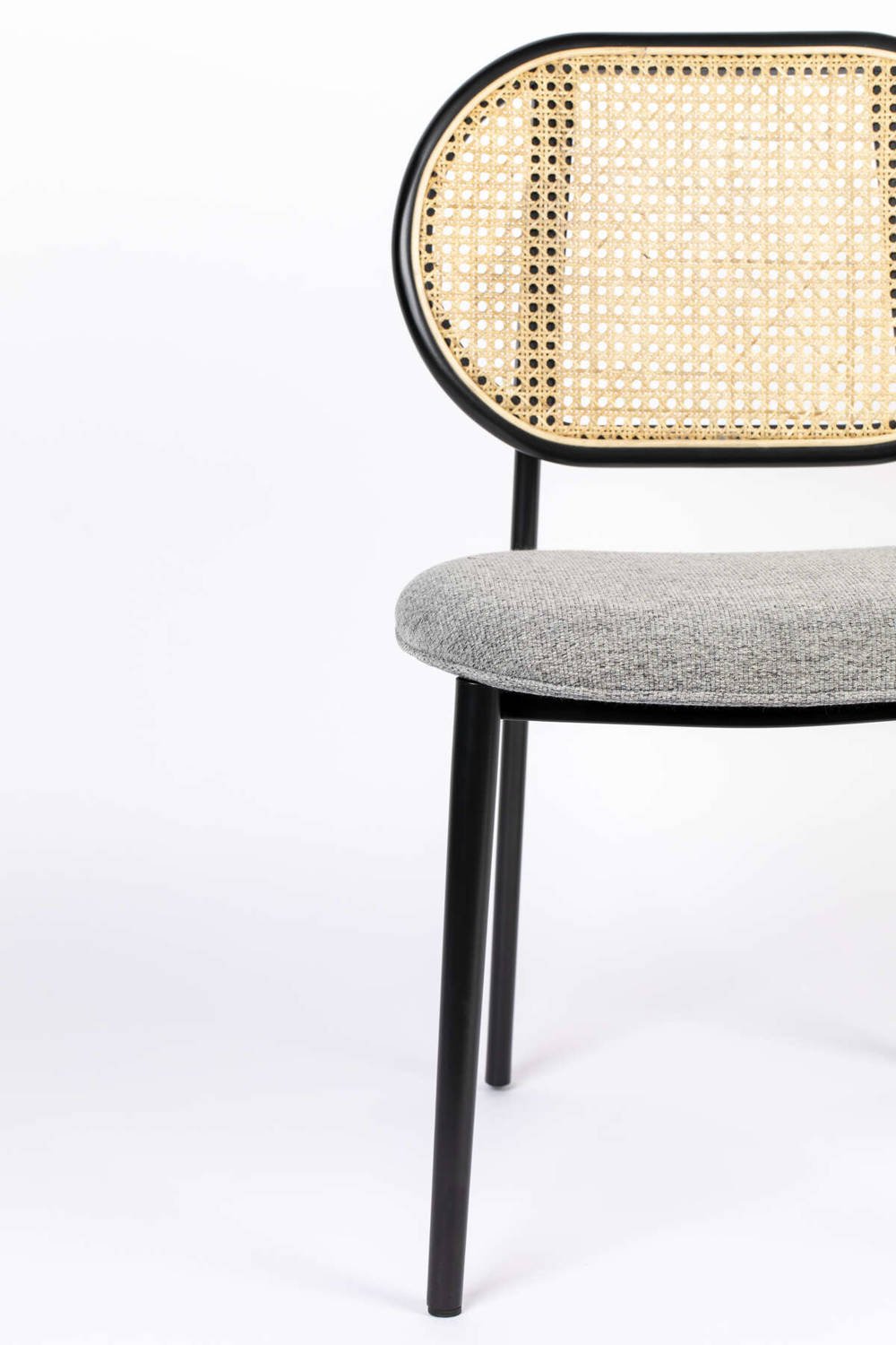 Zuiver :: Krzesło Spike naturalny/szary wys. 81,5 cm