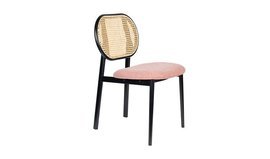 Zuiver :: Krzesło Spike naturalno/różowe wys. 81,5 cm